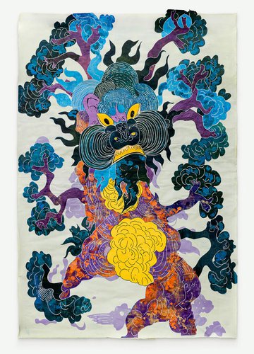 Lu Pingyuan, The Best of the Best Draw--King of the Underground Peonies, 2024